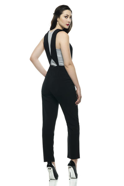 Naughty Grl Sleek & Professional Jumpsuit - Black - NaughtyGrl