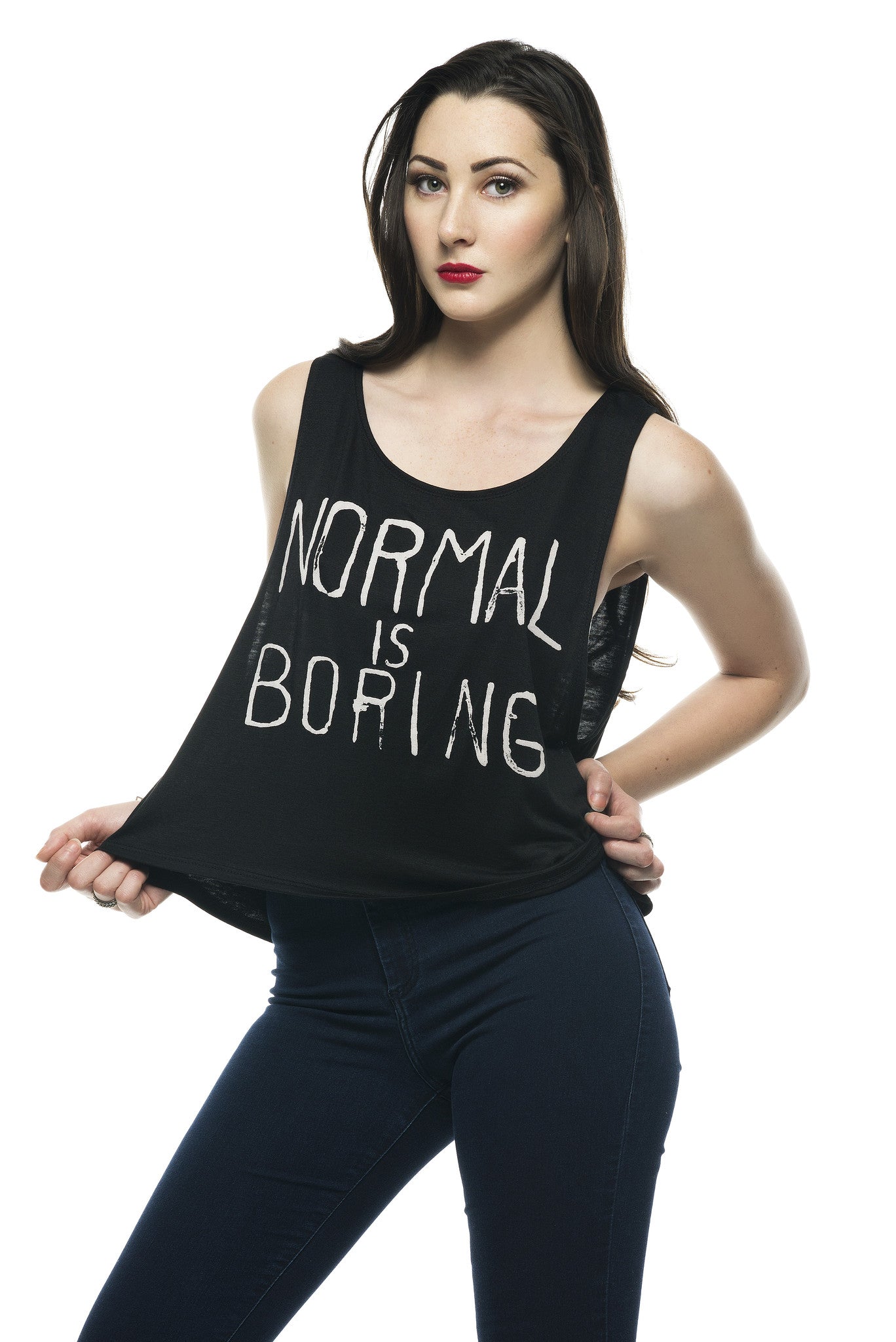 Dare To Bare Tank - black Dare To Bare Tank - black - NaughtyGrl