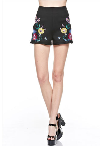 Naughty Grl Sexy & Short Mini Skirt - Black