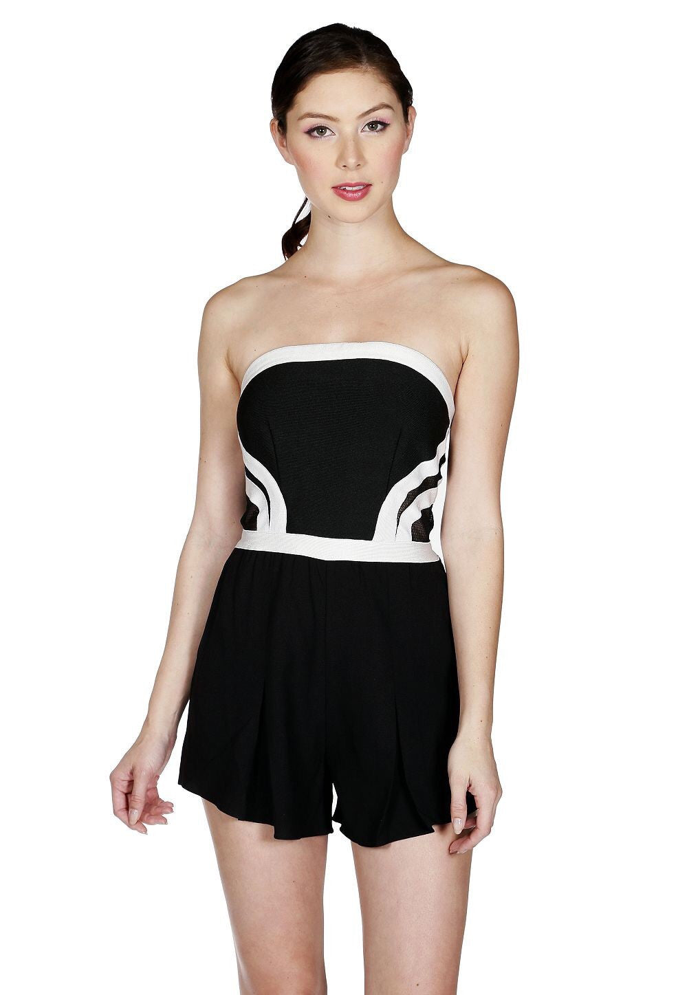 Chic Colorblocked Romper Chic Colorblocked Romper - NaughtyGrl