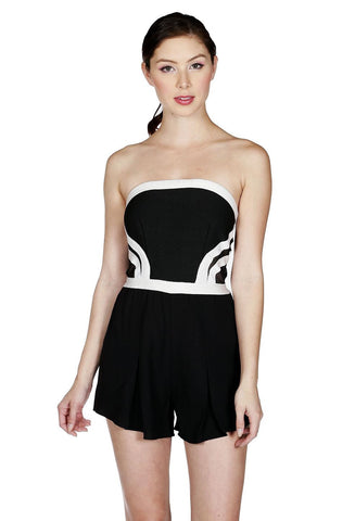 Mini Skirt With Side Cage Detail