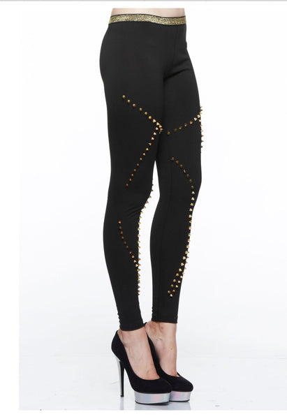 Super Hot Studded Legging - NaughtyGrl