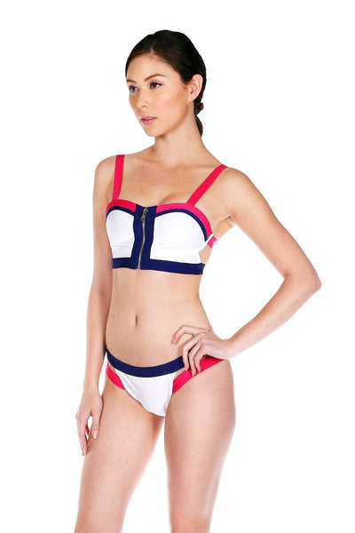 Sandy Beaches Fuchsia Bandage Bathing Suit - NaughtyGrl