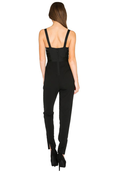 East To West Buckle Jumpsuit - NaughtyGrl