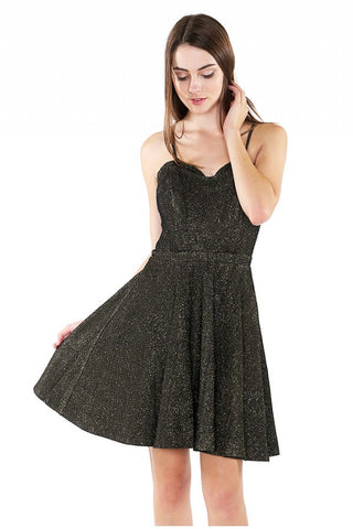 Naughty Grl Playful & Strapless Bandage Dress - Black