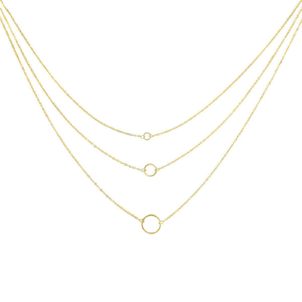 Triple Chain With Diamond Cut Triple Chain With Diamond Cut - NaughtyGrl