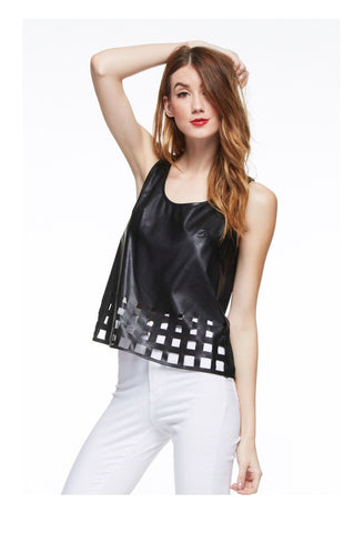 Empowering Black And White Top