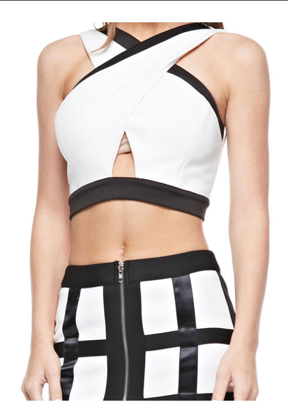 Pretty In Style Crop Top - NaughtyGrl