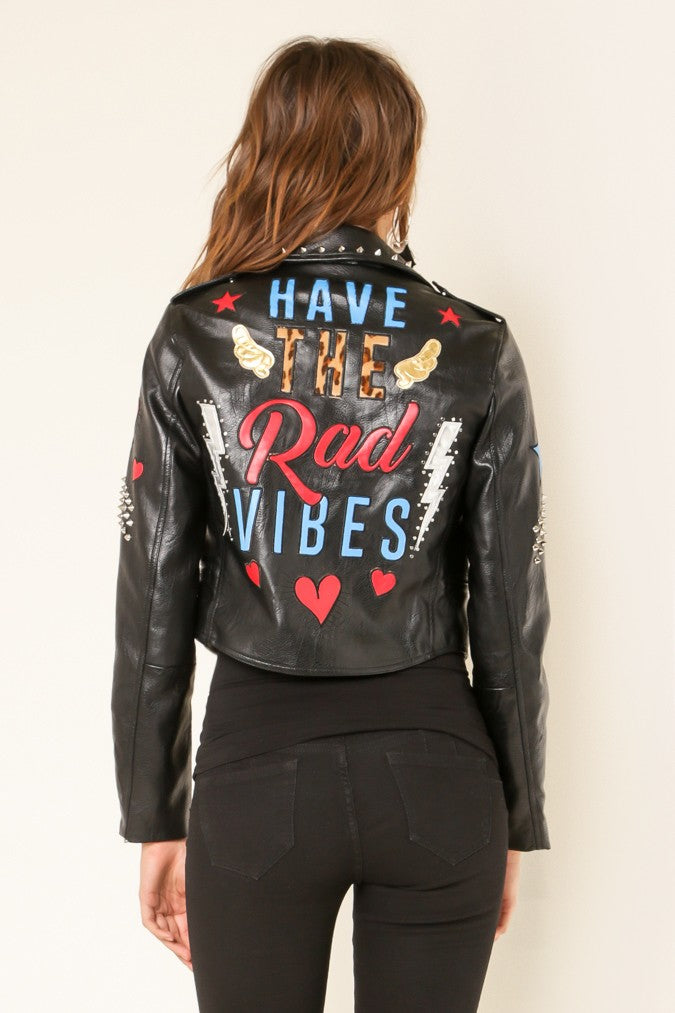 Rad Vibes Moto Jacket Rad Vibes Moto Jacket - NaughtyGrl