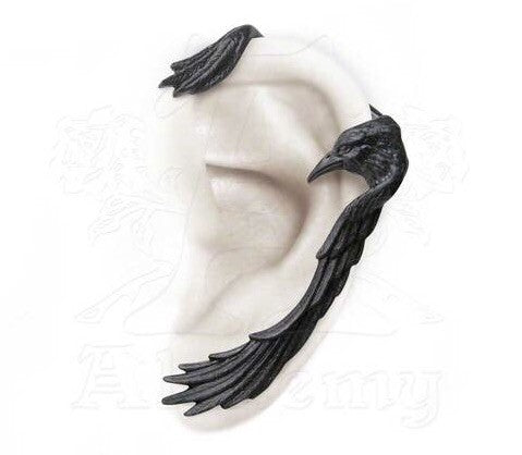 Raven Ear-wing Ear Wrap - NaughtyGrl