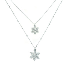 Sparkle Snowflake Necklace - NaughtyGrl