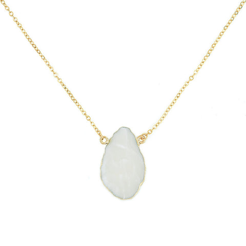 Designer inexpensive online boutique for women - Gorgeous White Stone Pendant - NaughtyGrl
